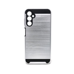 Samsung Galaxy A54 5G - Shockproof Slim Dual Layer Brush Metal Case Cover [Pro-Mobile]