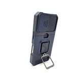 Apple iPhone 16 Plus - Secure Card Holder Magnet Enabled Case with Ring Kickstand [Pro-M]