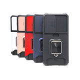 Samsung Galaxy S23 Plus - Secure Card Holder Magnet Enabled Case with Ring Kickstand