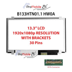 For B133HTN01.1 HW0A 13.3" WideScreen New Laptop LCD Screen Replacement Repair Display [Pro-Mobile]