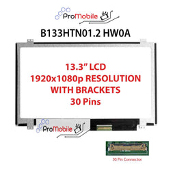 For B133HTN01.2 HW0A 13.3" WideScreen New Laptop LCD Screen Replacement Repair Display [Pro-Mobile]