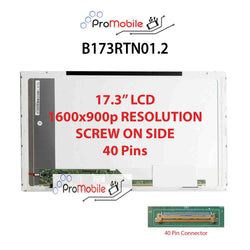 For B173RTN01.2 17.3" WideScreen New Laptop LCD Screen Replacement Repair Display [Pro-Mobile]