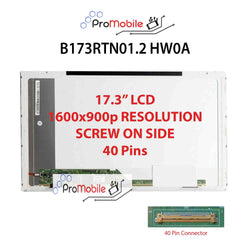 For B173RTN01.2 HW0A 17.3" WideScreen New Laptop LCD Screen Replacement Repair Display [Pro-Mobile]