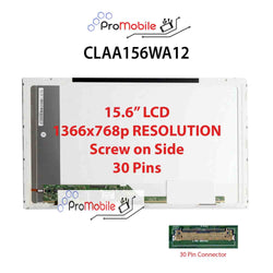 For CLAA156WA12 15.6" WideScreen New Laptop LCD Screen Replacement Repair Display [Pro-Mobile]