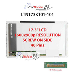 For LTN173KT01-101 17.3" WideScreen New Laptop LCD Screen Replacement Repair Display [Pro-Mobile]
