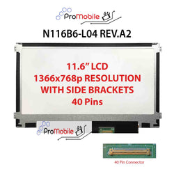 For N116B6-L04 REV.A2 11.6" WideScreen New Laptop LCD Screen Replacement Repair Display [Pro-Mobile]