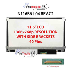 For N116B6-L04 REV.C2 11.6" WideScreen New Laptop LCD Screen Replacement Repair Display [Pro-Mobile]
