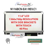 For N116BCN-EA1 REV.C1 11.6" WideScreen New Laptop LCD Screen Replacement Repair Display [Pro-Mobile]