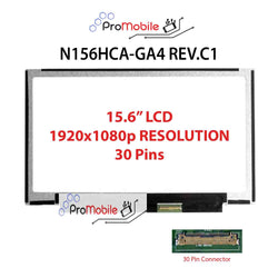 For N156HCA-GA4 REV.C1 15.6" WideScreen New Laptop LCD Screen Replacement Repair Display [Pro-Mobile]