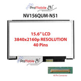 For NV156QUM-N51 15.6" WideScreen New Laptop LCD Screen Replacement Repair Display [Pro-Mobile]